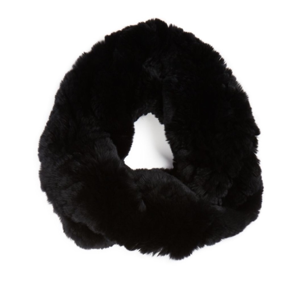 Rabbit fur scarf